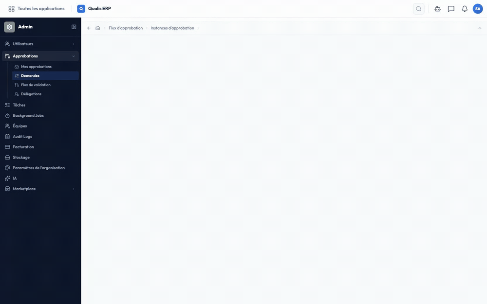 GIF: the final approver approves the last step and the purchase order switches to Approved with a Confirm Order button