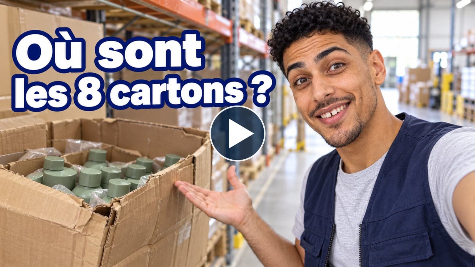 Vidéo Qualis ERP Stock : Sara lance le moteur de réapprovisionnement et retrouve un brouillon de 46 sachets de bouchons chez Inox Fermetures